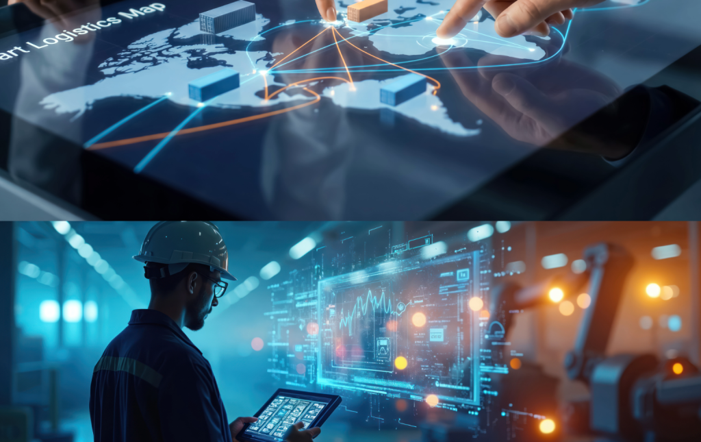 logística e indústria